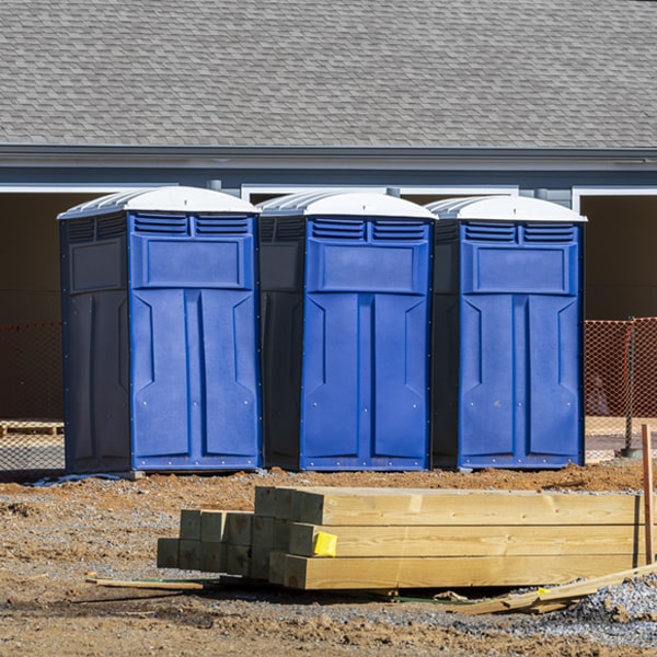 is there a specific order in which to place multiple portable toilets in Callaway Nebraska